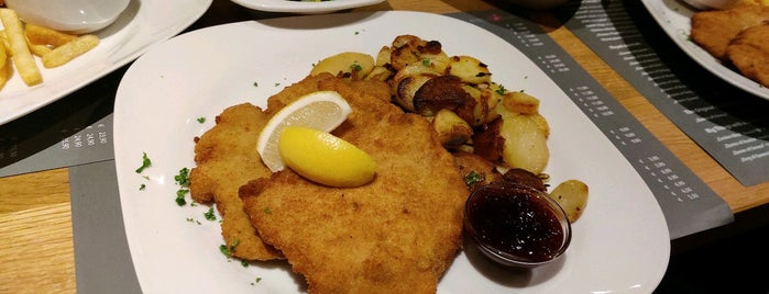 Schnitzel's is one of Eating Must Try.
