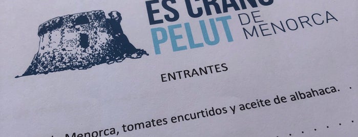 Restaurant Cranc Pelut is one of Menorca.
