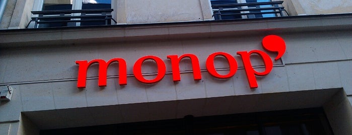 Monop' is one of Grocery near 5 rue Moufle.