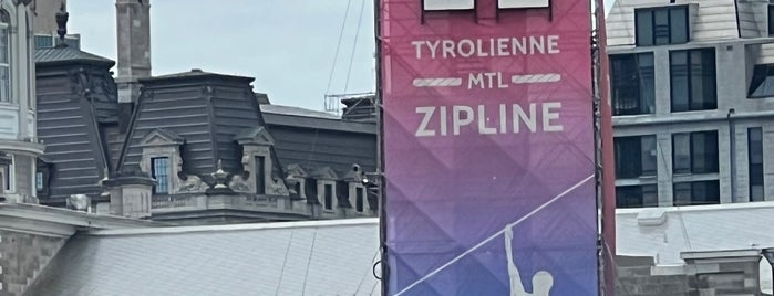 Tyrolienne MTL Zipline is one of Montreal.