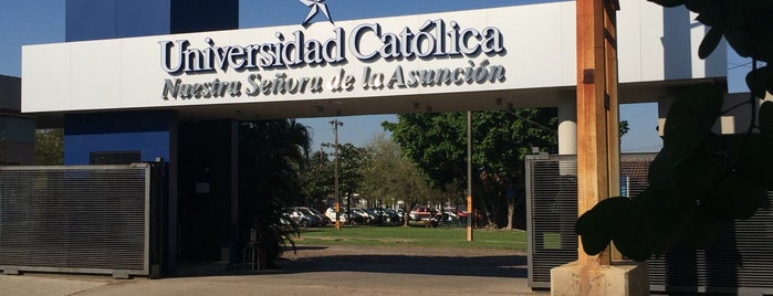 Universidad Católica Nuestra Señora de la Asunción is one of Lugares frecuentes.