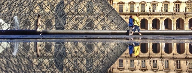 Louvre Pyramid is one of Visit in Paris.