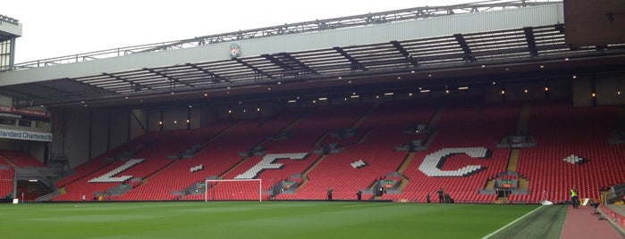 Anfield is one of Barclays Premier League Stadiums 2013-14 Season.