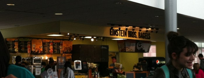 Einstein Bros Bagels is one of frequently visited.
