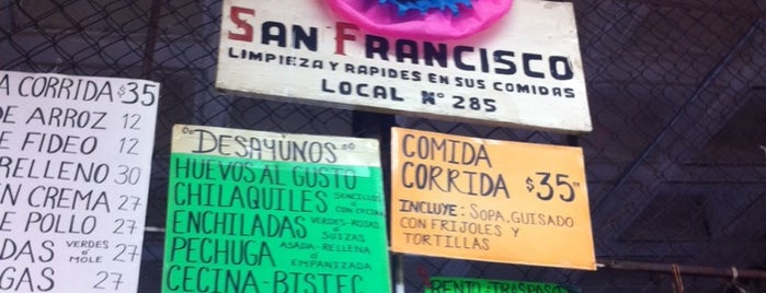 Fonda San Francisco is one of Panza llena....