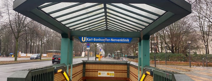 U Karl-Bonhoeffer-Nervenklinik is one of Berlin U-Bahn line 8 (U8).
