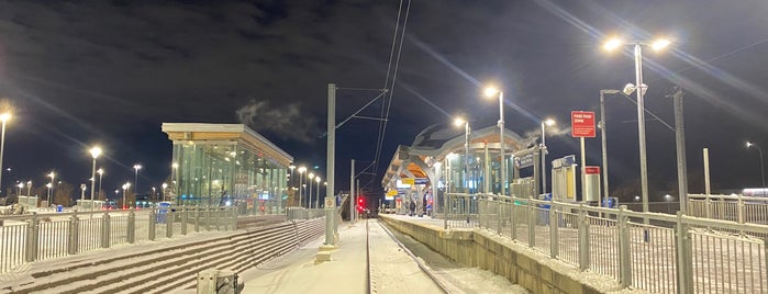 McKnight-Westwinds (C-Train) is one of C train stops.