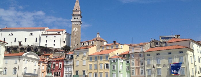 Piazza Tartini is one of Top Locations rund um Triest (ca. 50 km) SLO, ITA.