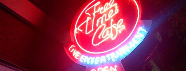Free Times Cafe is one of Locais curtidos por Ethan.