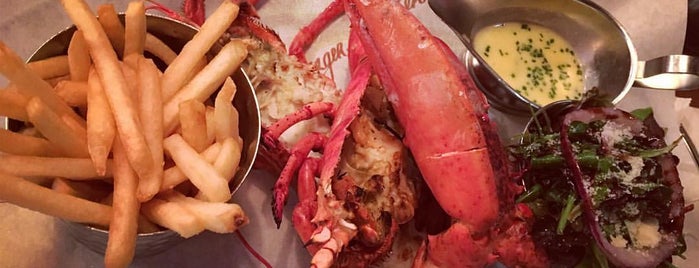 Burger & Lobster is one of Seafood in London.