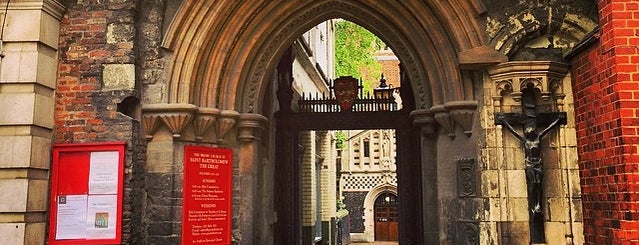 Iglesia de San Bartolomé el Grande is one of 1000 Things To Do in London (pt 1).