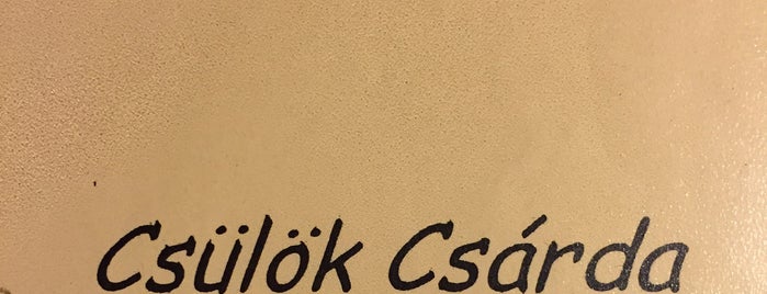 Csülök Csárda is one of Tu lubię jeść ;).