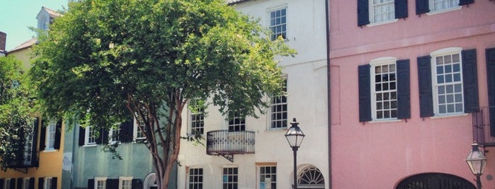 Rainbow Row is one of Places to visit at Charleston.