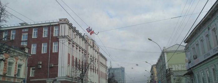 Администрация города Пермь is one of Пешеходный маршрут "Зеленая линия".