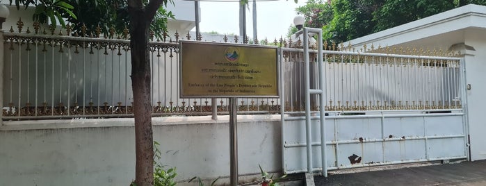 Embassy of the Lao People's Democratic Republic is one of Kedutaan Besar di Jakarta.