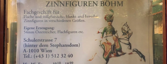 Zinnfiguren Böhm is one of To-do Wien.