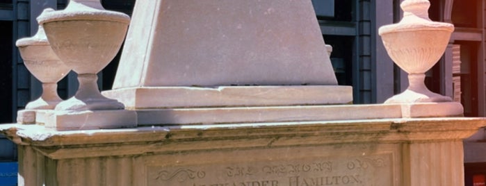 Alexander Hamilton's Grave is one of Hamilton.