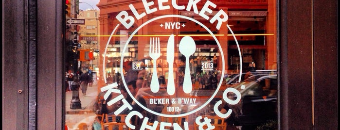 Bleecker Kitchen & Co. is one of Restaurants.
