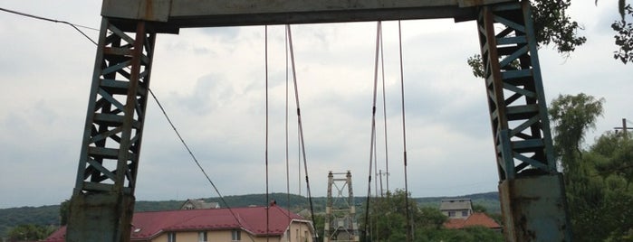Невицький підвісний міст / Nevic'ke hanging bridge is one of plans for Uzhgorod.