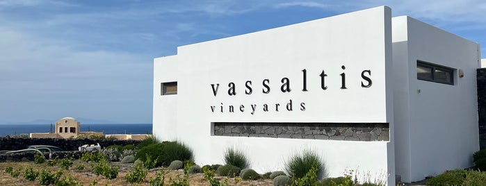 Vassaltis Vineyards is one of Santorini.