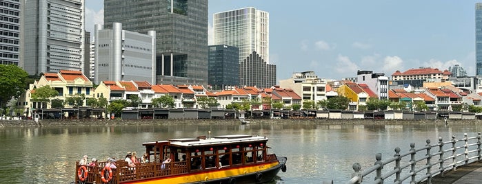 Boat Quay is one of Singapore: business while travelling.