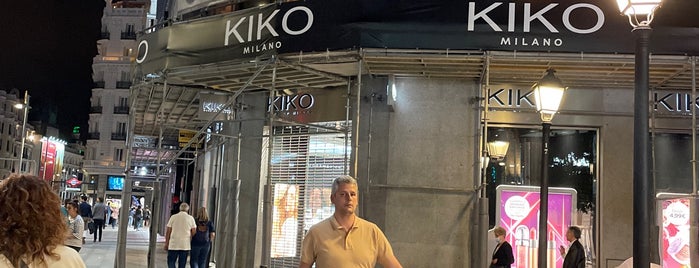 Kiko store is one of Madrid.
