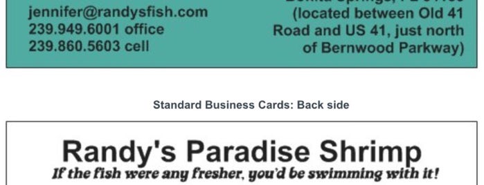 Paradise Shrimp Company is one of Bonita Beach and Naples.
