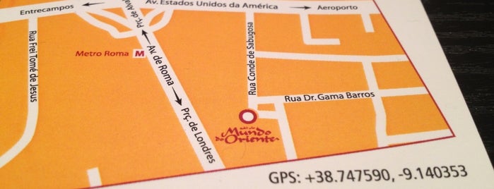 Mundo do Oriente is one of Restaurantes.