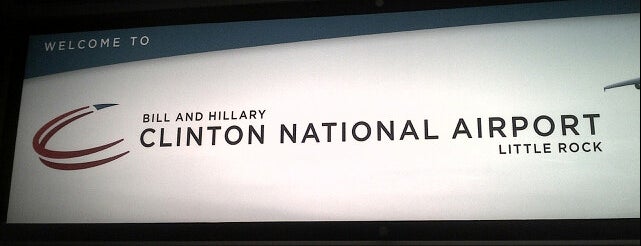 Bill and Hillary Clinton National Airport (LIT) is one of did.
