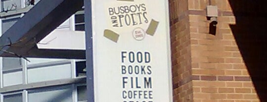 Busboys and Poets is one of neighborhood hangs.
