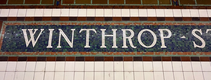 MTA Subway - Winthrop St (2/5) is one of NYC Subways 4/5/6.