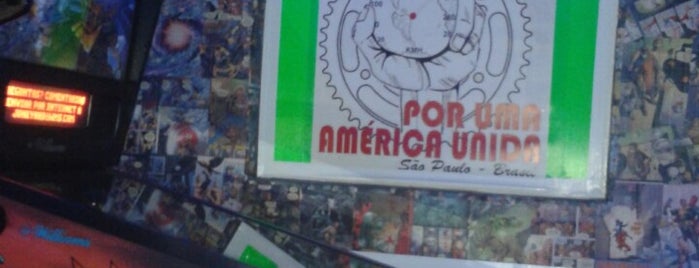 Por Uma America Unida - Moto Bar is one of Gespeicherte Orte von Leonardo.