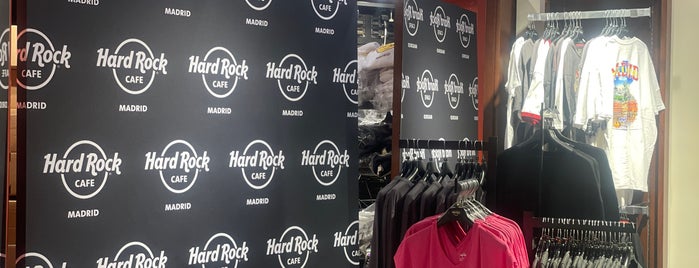 Hard Rock Cafe Rock Shop is one of Madrid.