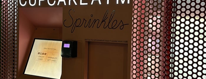 Sprinkles Cupcakes ATM is one of Beverly Hills.