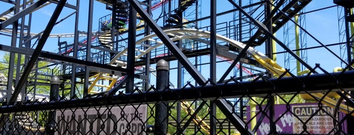 Gotham City Gauntlet Escape from Arkham Asylum is one of ROLLER COASTERS.