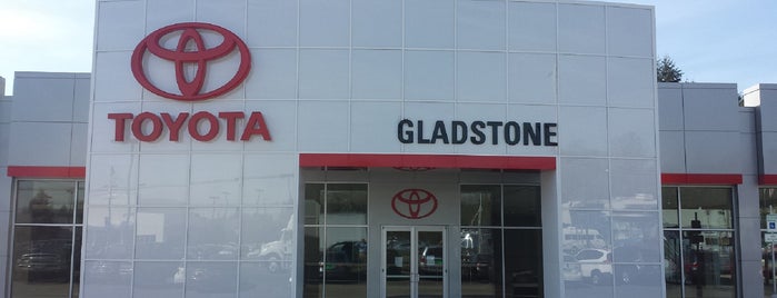 Toyota of Gladstone is one of daily places.