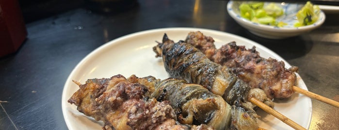 Kawajiro is one of 旨い焼鳥もつ焼きホルモン焼き１.