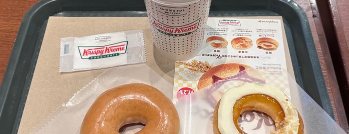 Krispy Kreme Doughnuts is one of 電源のないカフェ（非電源カフェ）2.