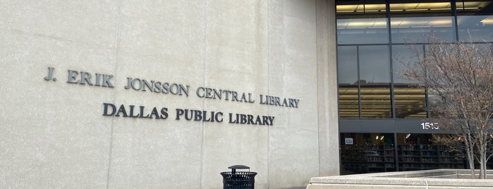 J. Erik Jonsson Central Library is one of Downtown Dallas.
