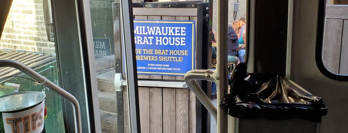 Milwaukee Brat House Brewers Shuttle is one of Brandon’s List: Best Eats Milwaukee.