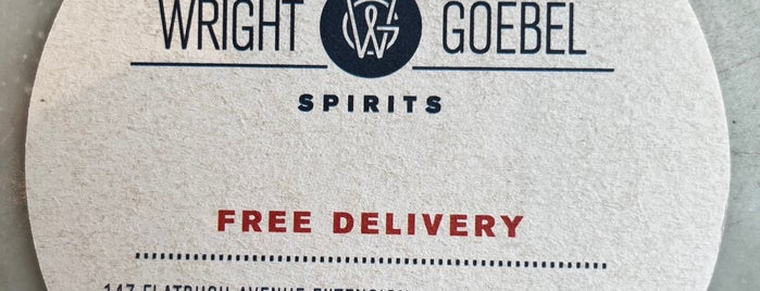 Wright & Goebel Wine and Spirits is one of Brooklyn—Shopping.