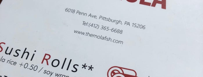 Mola Sushi Bar & Cocktails is one of todo.pittsburgh.