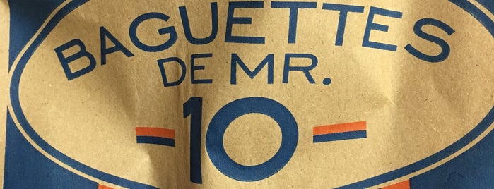 Baguettes de Mr. 10 is one of สถานที่ที่บันทึกไว้ของ Emilio.
