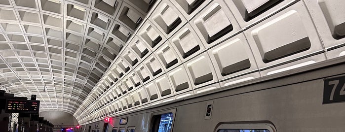 Capitol South Metro Station is one of Washington A.B.C.D. oops D.C..