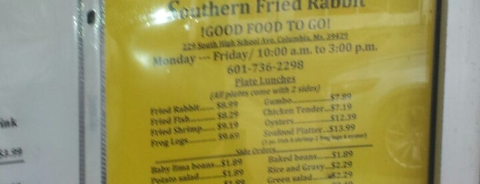 Southern Fried Rabbit is one of (15)Reccomendations.