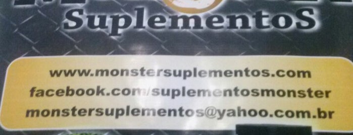 Monster Suplementos is one of rotina.