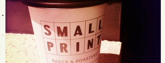 Small Print is one of Perth | Eats.