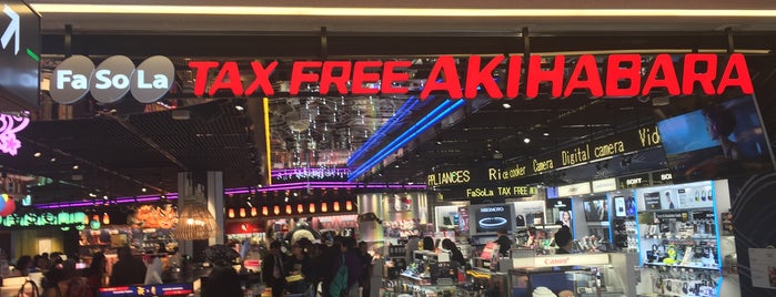 Fa-So-La TAX FREE AKIHABARA is one of Japan.