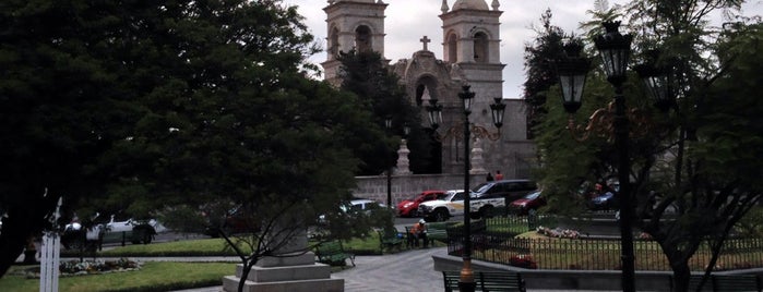 Plaza de Cayma is one of Arequipa.