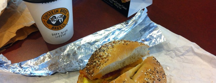 Einstein Bros Bagels is one of The 7 Best Places for a White Chocolate Mocha in Fort Worth.
